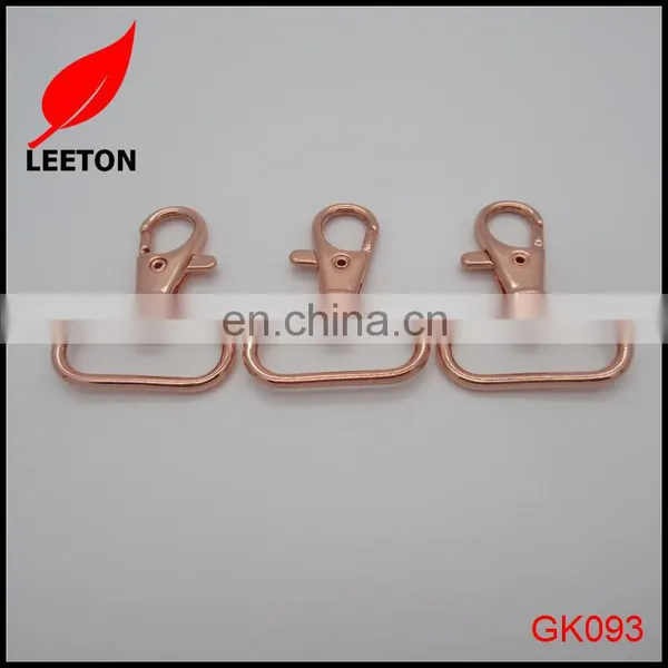 Bag Shiny Rose Gold Swivel Snap Hook photo-2
