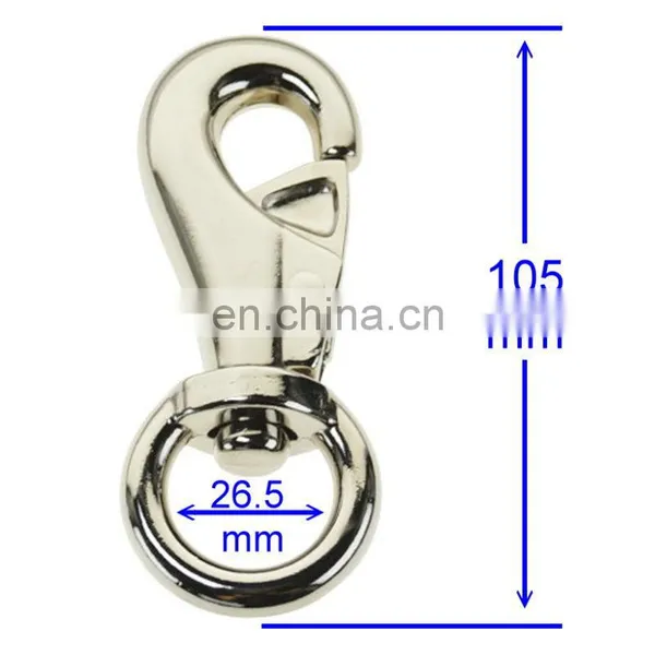 Malleable Swivel Round Eye Clip Bolt Snap Hook