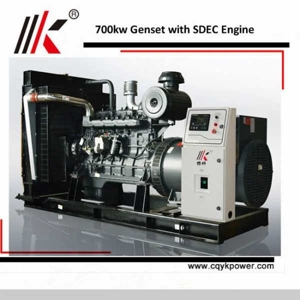 Manufacturer Wholesale Diesel Generator Set With ShangHai 700kw Dynamo Generator Engine photo-5