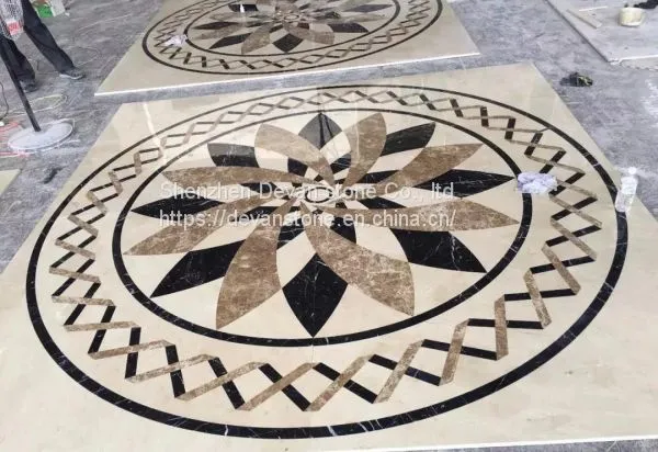 New Hot Selling Arabic Marble Floor Waterjet Round Medallion photo-5
