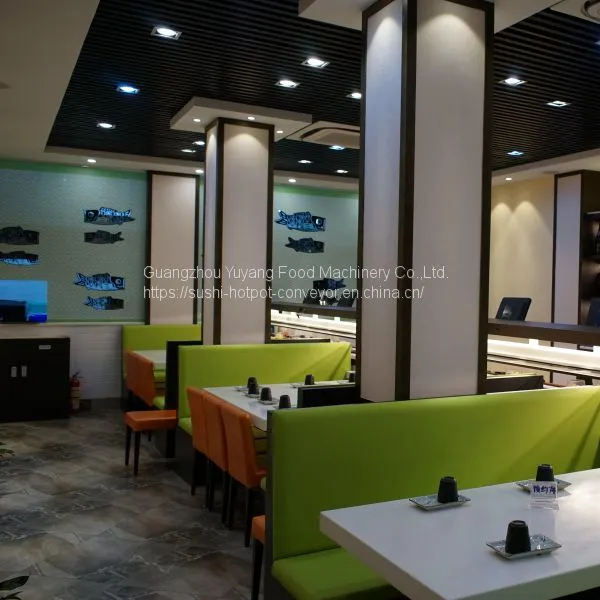 Catering Rotary Conveyor Belt Sushi Food Delivery System - Michaeldeng@gdyuyang.com photo-3