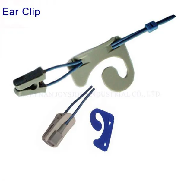Reusable 9pin GE Trusignal Adult Ear Clip Spo2 Sensor photo-3