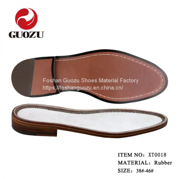 Rubber Sole Men Dress Shoe Sole Customized Color and Logo Sole