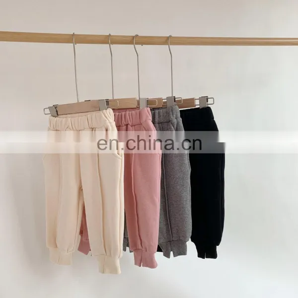 4078 Good Quality Top 3 Seller Factory Direct Sale Excellent New Design Velvet Winter Warm Kids Girl Pants photo-5