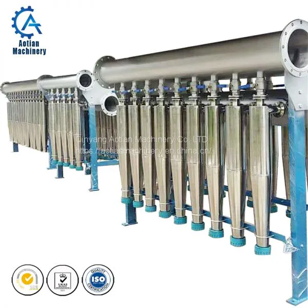 Low Consistency Cleaner for Paper Pulp Low Density Heavy Impurity Cleaner Paper Pulp Deslagging Machine photo-5