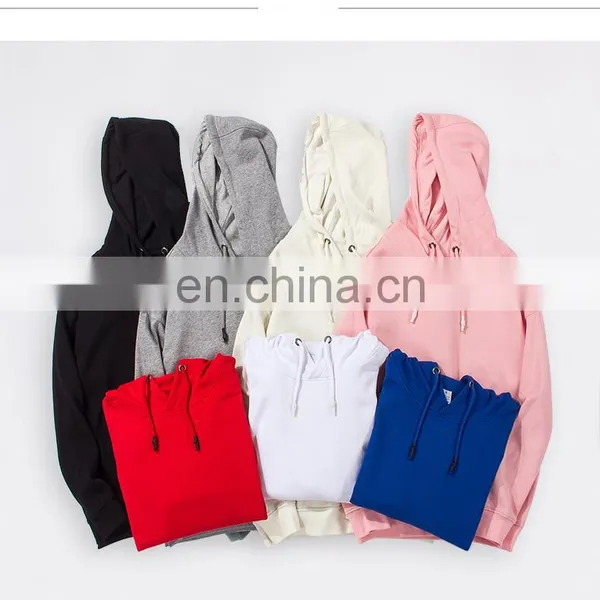 High Quality Mens Cotton Crewneck Custom Logo Applique French Terry White Plain Unisex Sweatshirt Hoodies photo-2