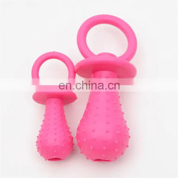 Nontoxic Mini-nipple Small Bell Inside Pet Molar Bite Tpr Dog Toy photo-4