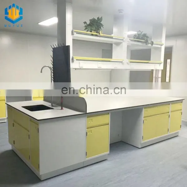 Manufacture Laboratory Work Bench Chemistry Physics Laboratory Table With Shelves photo-7