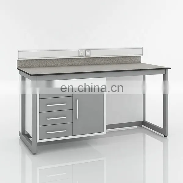 School Research Institute Lab Furniture Table Work Table Metal Work Bench photo-6