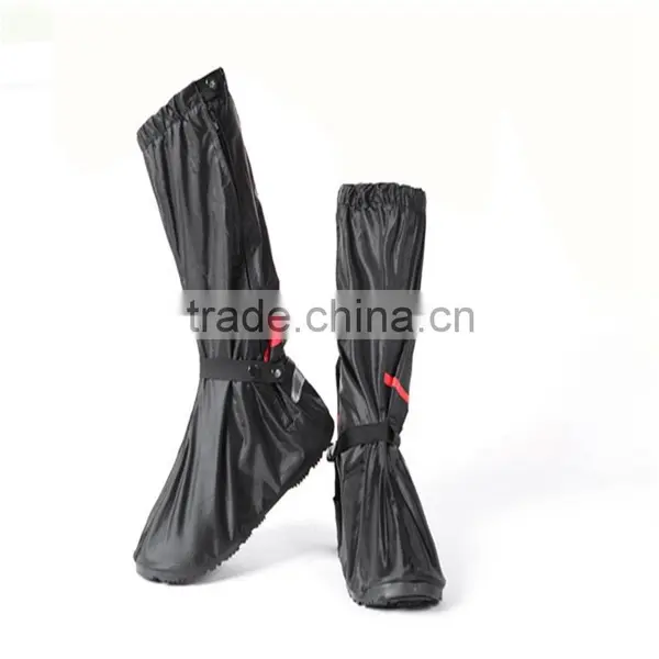 Hot Sale PVC Outsole Material and Low Upper Material Black Rain Shoe Cover photo-4