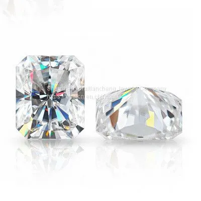 Rectangle Cut Synthetic Moissanite/White Moissanite Price/Wholesale Moissanite Diamond