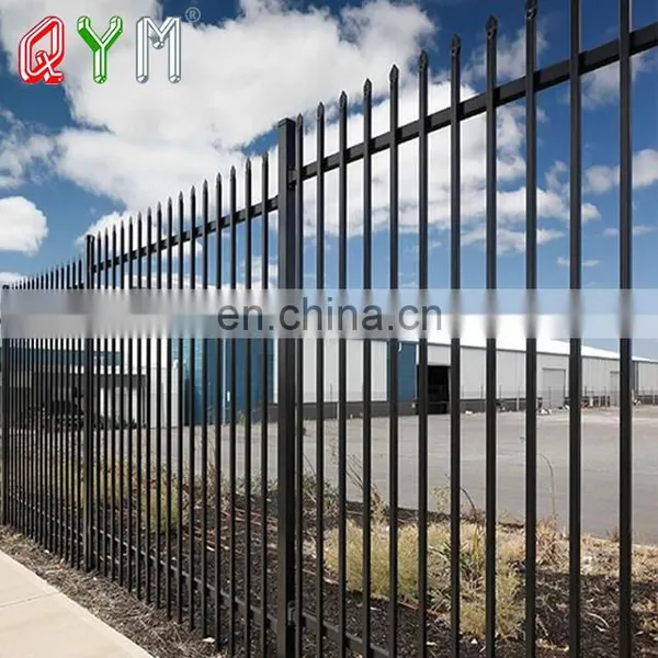 Metal Picket Fence Welded Spear Top Steel Fence Panel photo-4