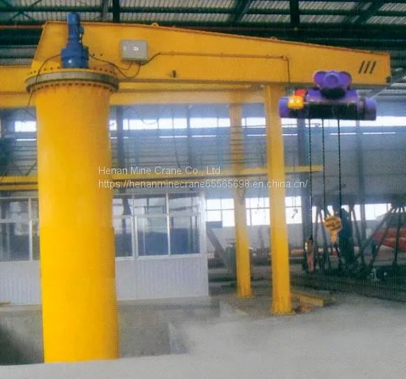 Electric Revolving 360 Degrees Column Swing Lever Jib Crane photo-2