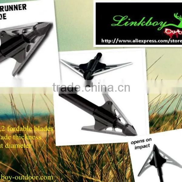 NAP Blood Runner Broadheads 100gr 2blades Expandable Archery Hunting Arrow 30pcs/lot