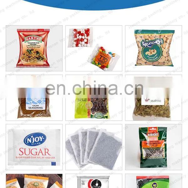 High Efficient 25g Back Seal Dog Food Fish Food Dried Fruit Automatic Granular Packing Machine photo-5