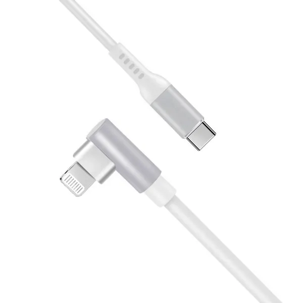 USB-C to Lightning Cable Right Angle 90 Degree Power Delivery Fast Charging Cable for IPhone SE 11 Pro Max X XS XR XS Max photo-2