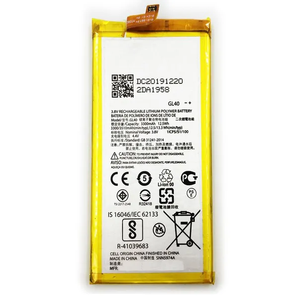 GL40 Replacement Batteries Battery For Motorola Moto Z PLAY GL40 3.8V 3510mAh Battery Wholesale photo-4