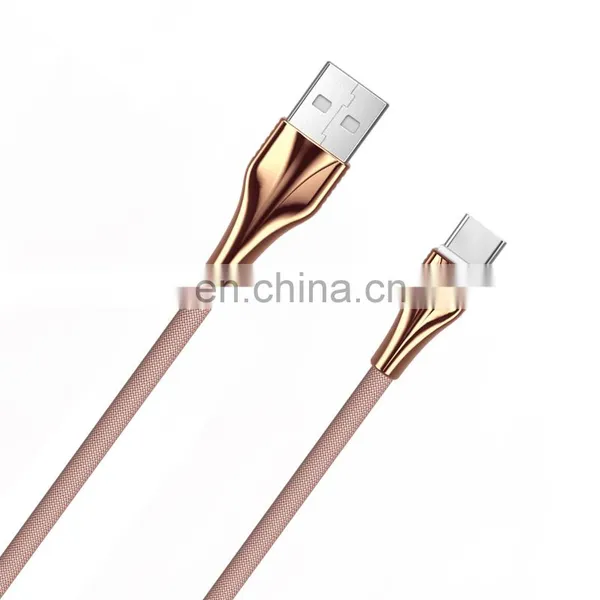 High Quality Zinc Alloy Denim USB Cord Cable Chargeing Usb Data Cable Lightening Cable For Iph/ Type C/Android photo-2
