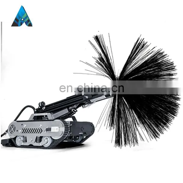 Ventilation Duct Cleaning Robot Rotary Brush Stainless Steel Pipe Duct Cleaning Machine photo-4