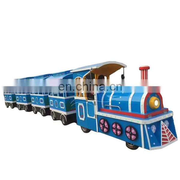 Amusement Electric Train Games Sightseeing Trackless Train For Sale photo-3
