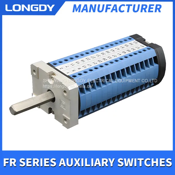 Auxiliary Switch Circuit Breaker Rail Transportation High Voltage Switch Pure Silver Contact PA66 Shell photo-2