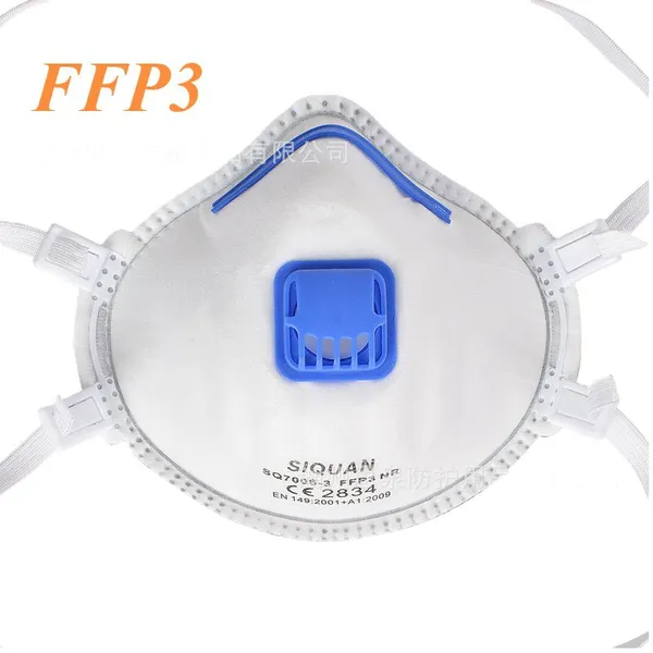FFP3 Cup Type Disposable Mask With Breathing Valve Head Mounted photo-5