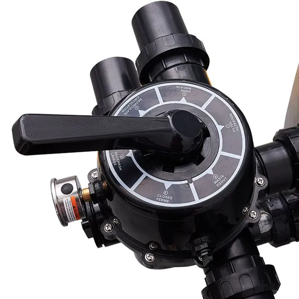 Pikes Factory Custom Color Custom Logo Lock Screw Connection Side Mount Fiberglass Sand Filter For Sale photo-3
