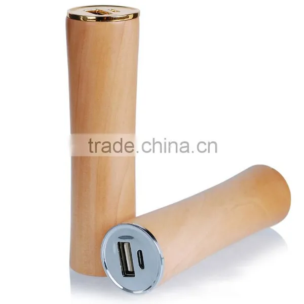 Environmental Wood 2600mAh Power Bank Cheap Charger for Smart Mobile photo-3