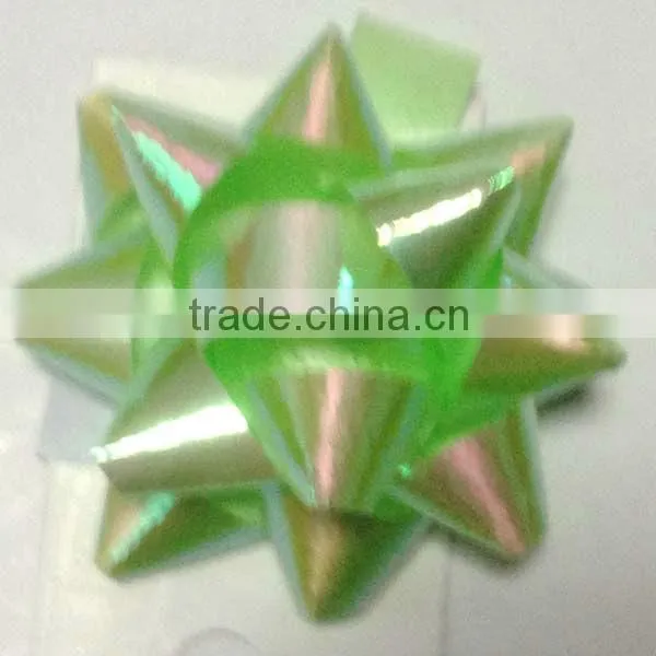 2015 Wholesale Christmas Decoration Star Bows With One Pcs on Paper Card photo-3
