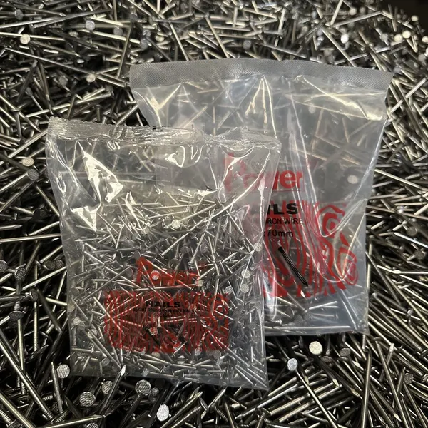 Power Brand Common Wire Nail - Custom Packaging - 25kg Carton - Mill Test Report photo-3