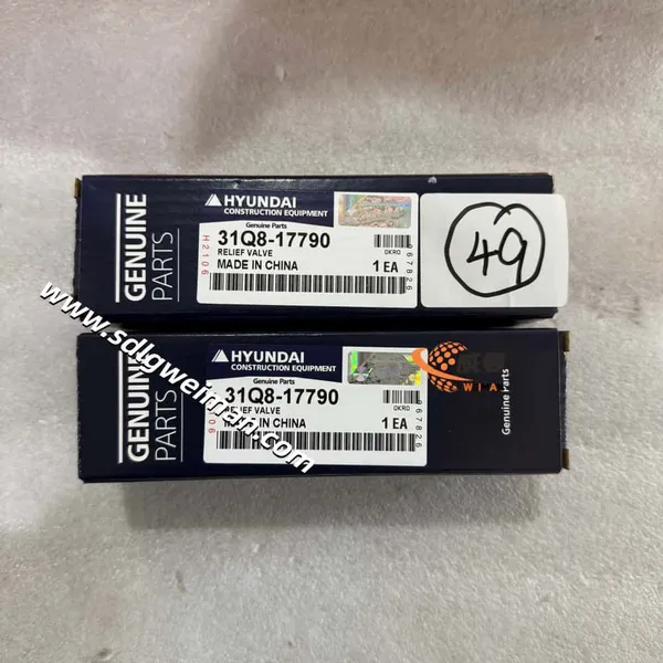 Hyundai VALVE ASSY-PORT RELIEF(BOOM-BUCK) 31Q8-17790 for Hyundai Excavator photo-4