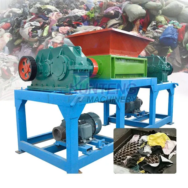 MSW Shredder Carton Box Shredder Machine Plastic Crushing and Baling Machine EPC photo-5