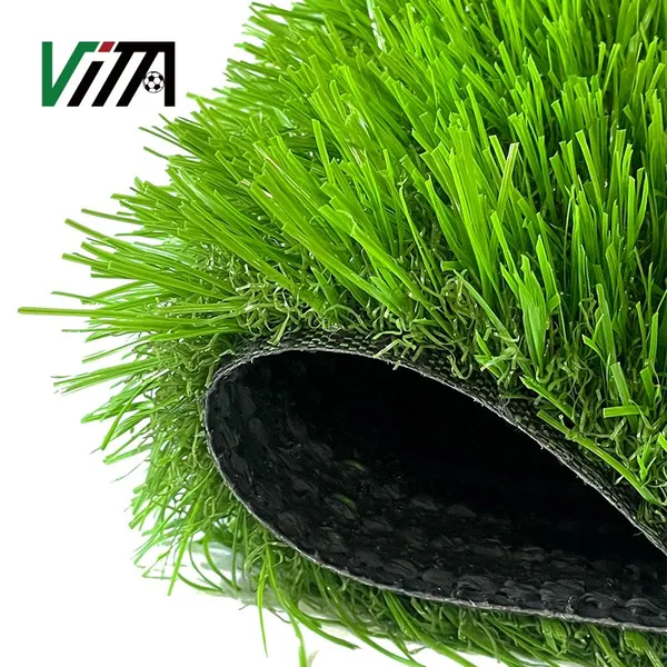 Guangzhou Manufacturer 30mm Non Infill Football Grass Synthetic Turf for Soccer Pitch photo-5