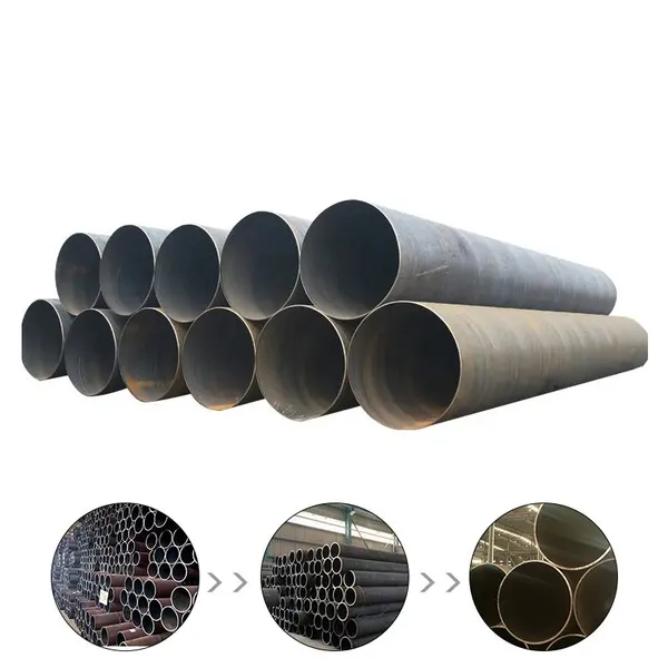 Prime Quality Spiral-welded Carbon Steel Pipe, Mild Steel (MS), Welded (ERW) Tube
