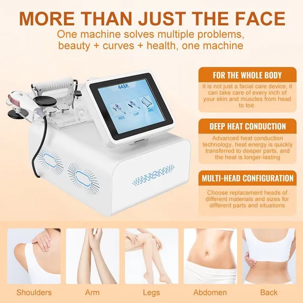 Single Probe Monopolar RF Tecar Therapy Unit 448K CET RET 150W Power With Stainless Steel Electrodes for Physical Therapy photo-5