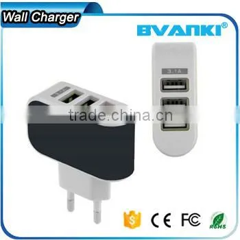 Sales Promotion !!! China Supplier Multi Port Usb Chargers Travel Wall Charger US EU UK AU Plug 5V 3.1A 3 Port USB Charger photo-6