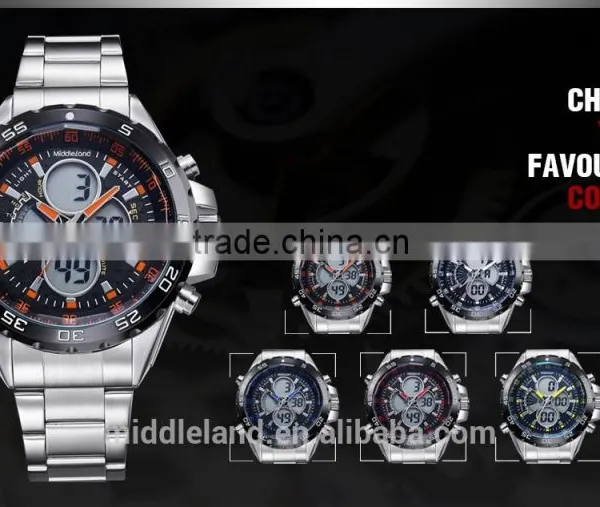 2015 Youngs Wristwatch / White Youngs Watch / Simple Youngs Watch Dial and Stainless Steel Band MIDDLELAND Watch Manufacturer photo-4