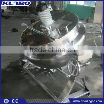 KUNBO Stainless Steel Electric Heating Mixing Jacket Kettle Tank photo-2