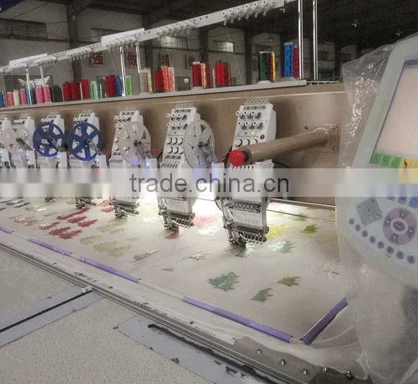 6needles 21heads Flat Single Sequin Embroidery Machine photo-4