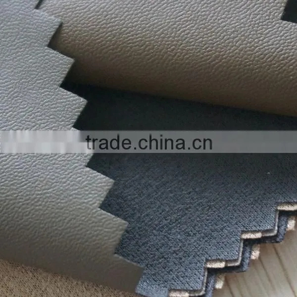 100% Polyester Suede Synthetic pu Leather Fabric photo-2
