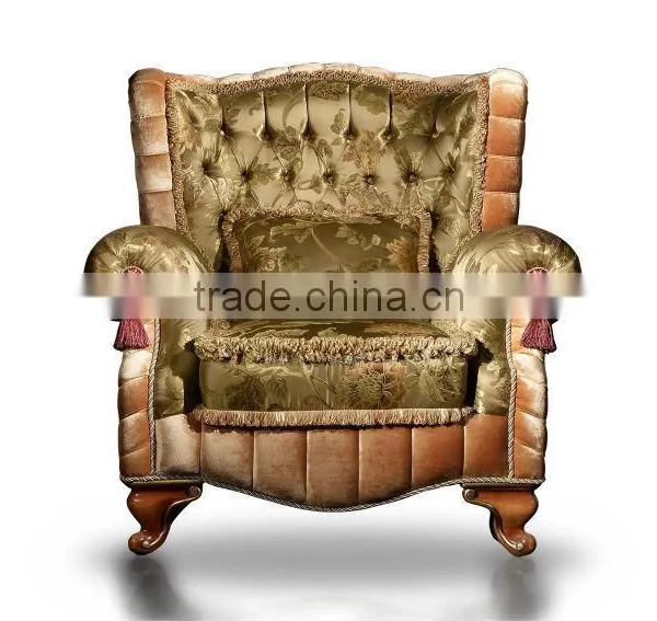 Royal Style Sofa Set Gold Embroidery Sofa Antique Sofa A55160 photo-3