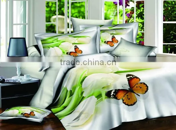 Flower 3D Printing Beding Sheet Set photo-4