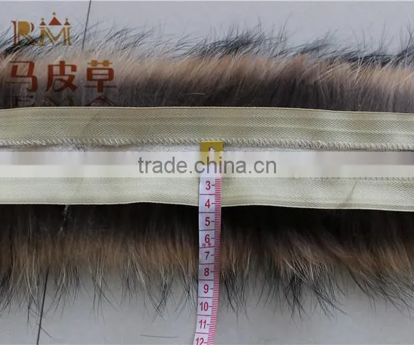2016Good Quality Fur Strip/Raccoon Dog Fur Trimming/Jacket Fur Collar photo-4