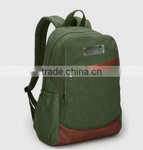 Canvas Backpack,Rucksack,Haversack School Bag for Students photo-5