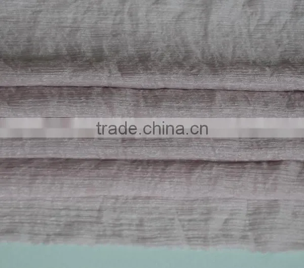 63%P 38%N Nylon Stripe Crinkle Chiffon for Fluffy Tutu Skirt