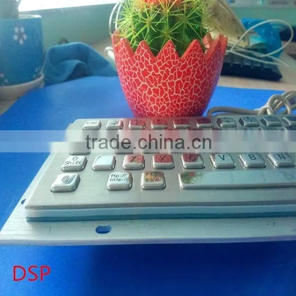 Precision Backlight Kiosk Metal Keyboard With Trackball photo-2