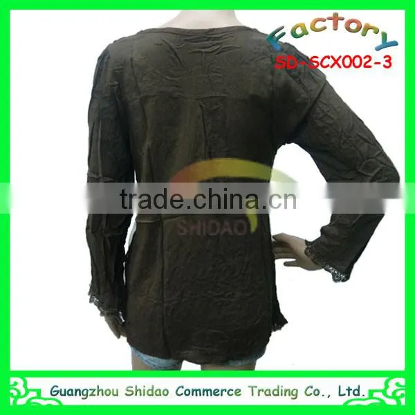 Woman Blouse New Fashion Ladies Lace Blouse Designs Lace Blouse photo-3