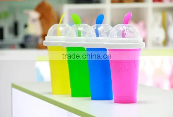 Plastic Hand Smoothie Cup / Coorful / Summer photo-3