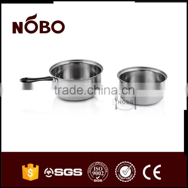 Single Handle Steel Lid Stainless Steel Milk Boiling Pot photo-5