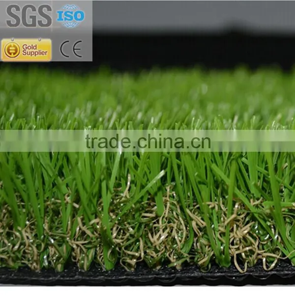 Spine Shape Four Color Outdoor Landscaping Synthetic Grass photo-2